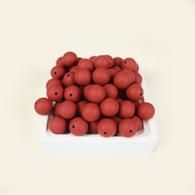 Wholesale 100pcs/pack Silicone round beads DIY handmade beads